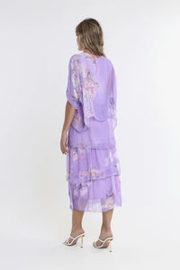 FLORAL AVA 3 TIER DRESS-ONE SIZE-TEES BY TINA