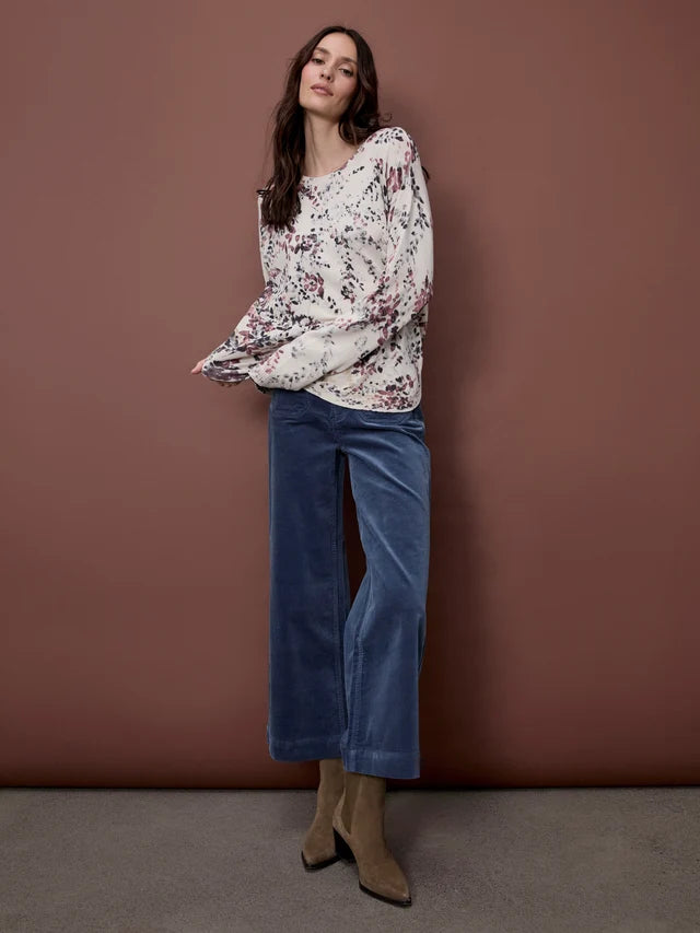 L/S CREW NECK ROUND HEM SWEATER-POETRY-CHARLIE B