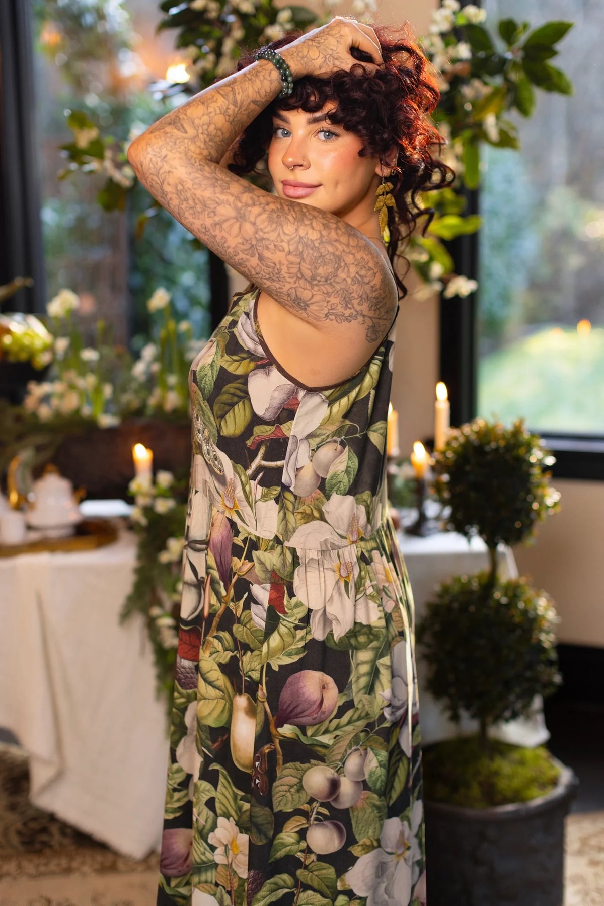 FLEUR DE LUNE BOHEME SLIP DRESS-MARKET OF STARS