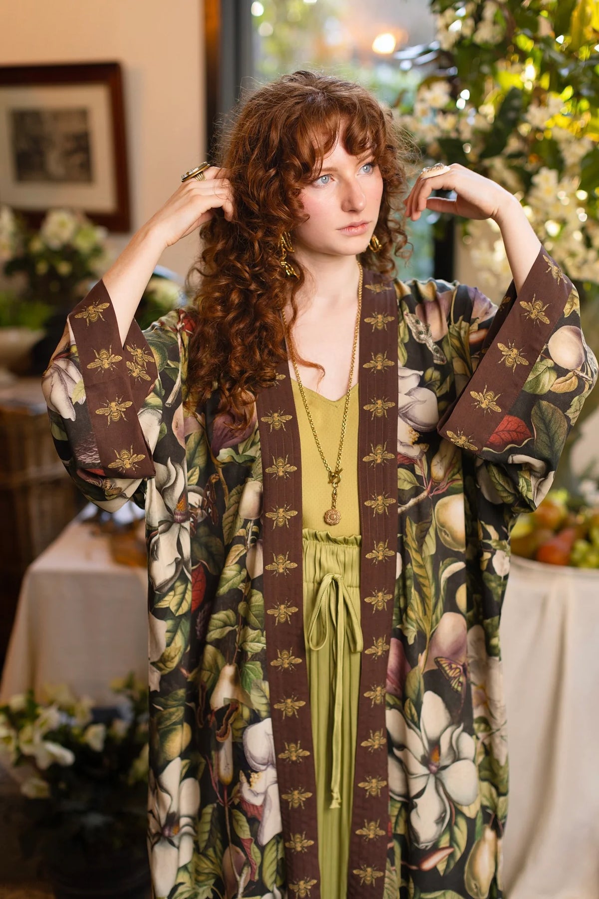 FLEUR DE LUNE OPERA DUSTER KIMONO ROBE-MARKET OF STARS