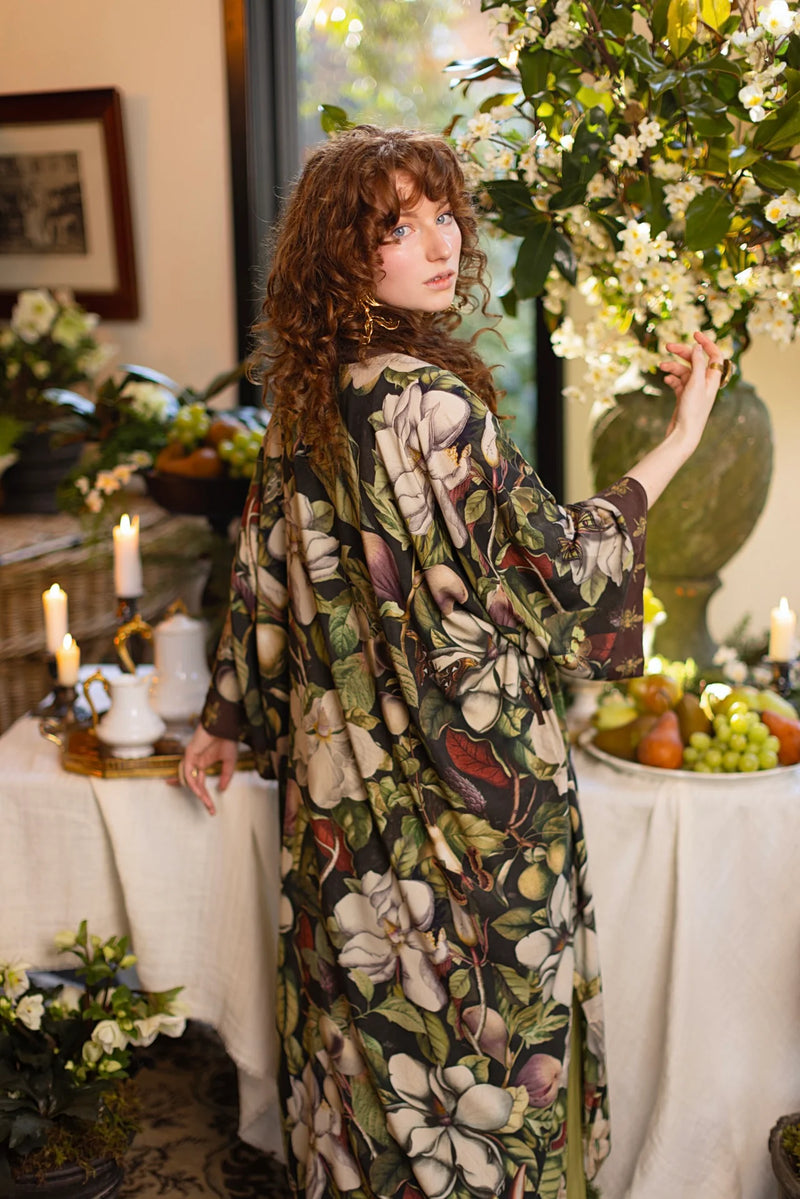 FLEUR DE LUNE OPERA DUSTER KIMONO ROBE-MARKET OF STARS