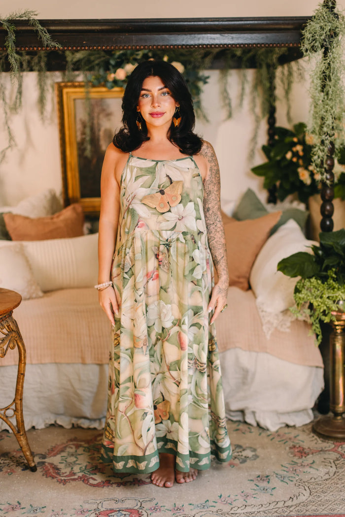 FLEUR DE SOLEIL BOHEME SLIP DRESS-MARKET OF STARS
