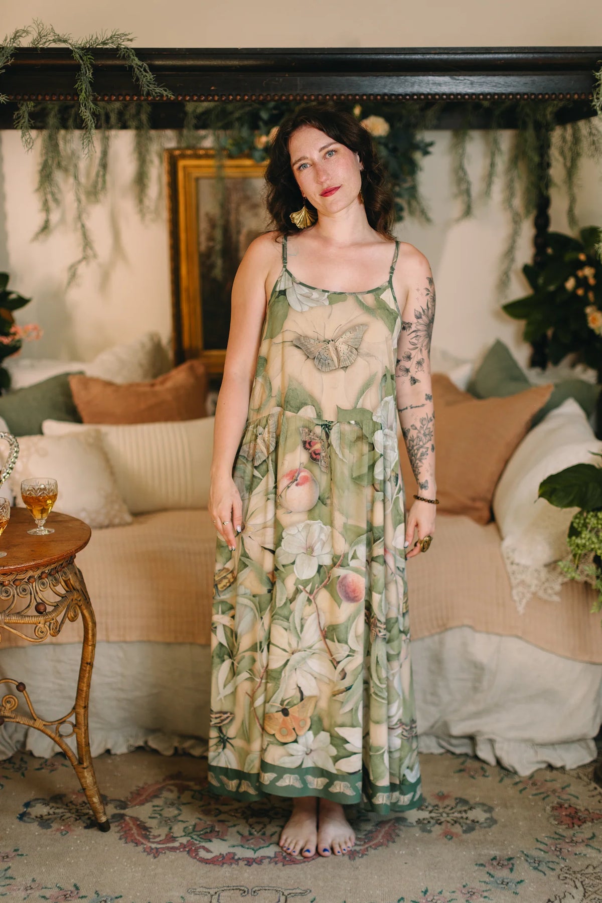 FLEUR DE SOLEIL BOHEME SLIP DRESS-MARKET OF STARS