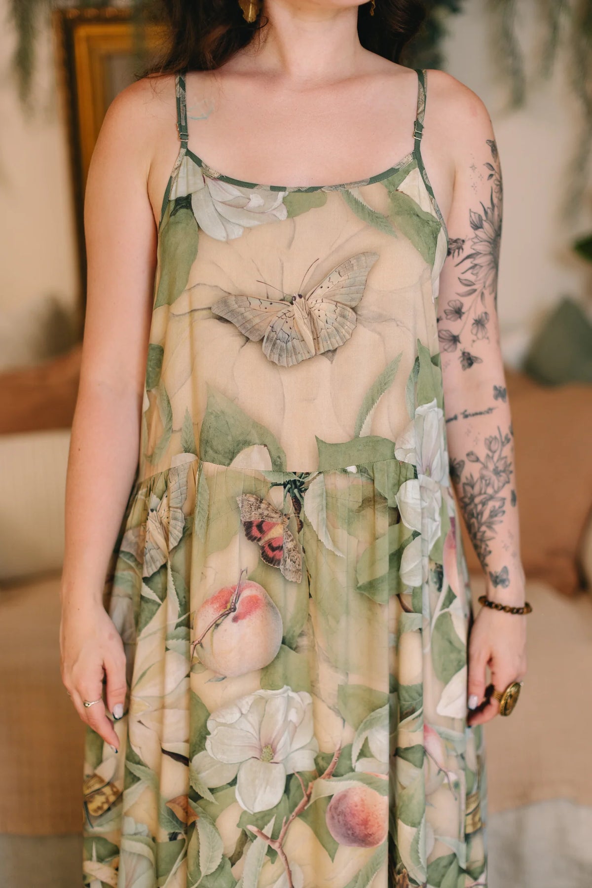 FLEUR DE SOLEIL BOHEME SLIP DRESS-MARKET OF STARS