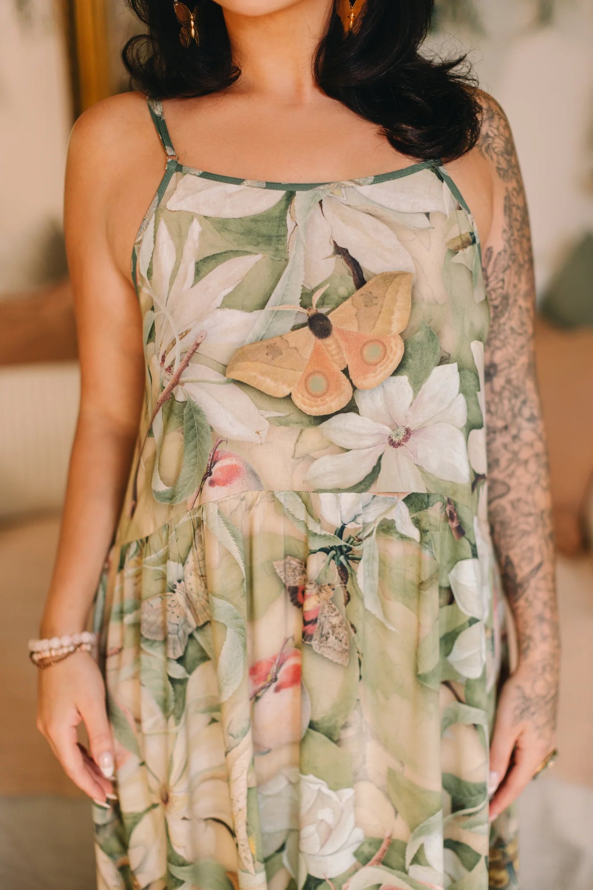 FLEUR DE SOLEIL BOHEME SLIP DRESS-MARKET OF STARS