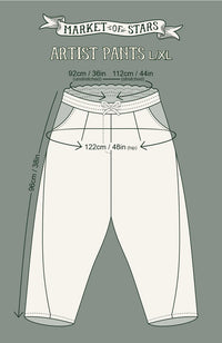 FLIGHT OF FANCY ARTIST PANTS-MARKET OF STARS