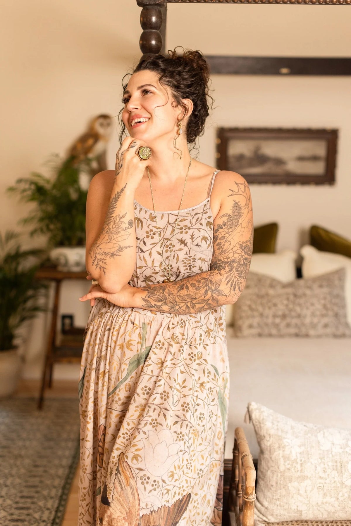 FOLKLORE BOHEME SLIP DRESS-MARKET OF STARS