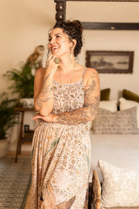 FOLKLORE BOHEME SLIP DRESS-MARKET OF STARS