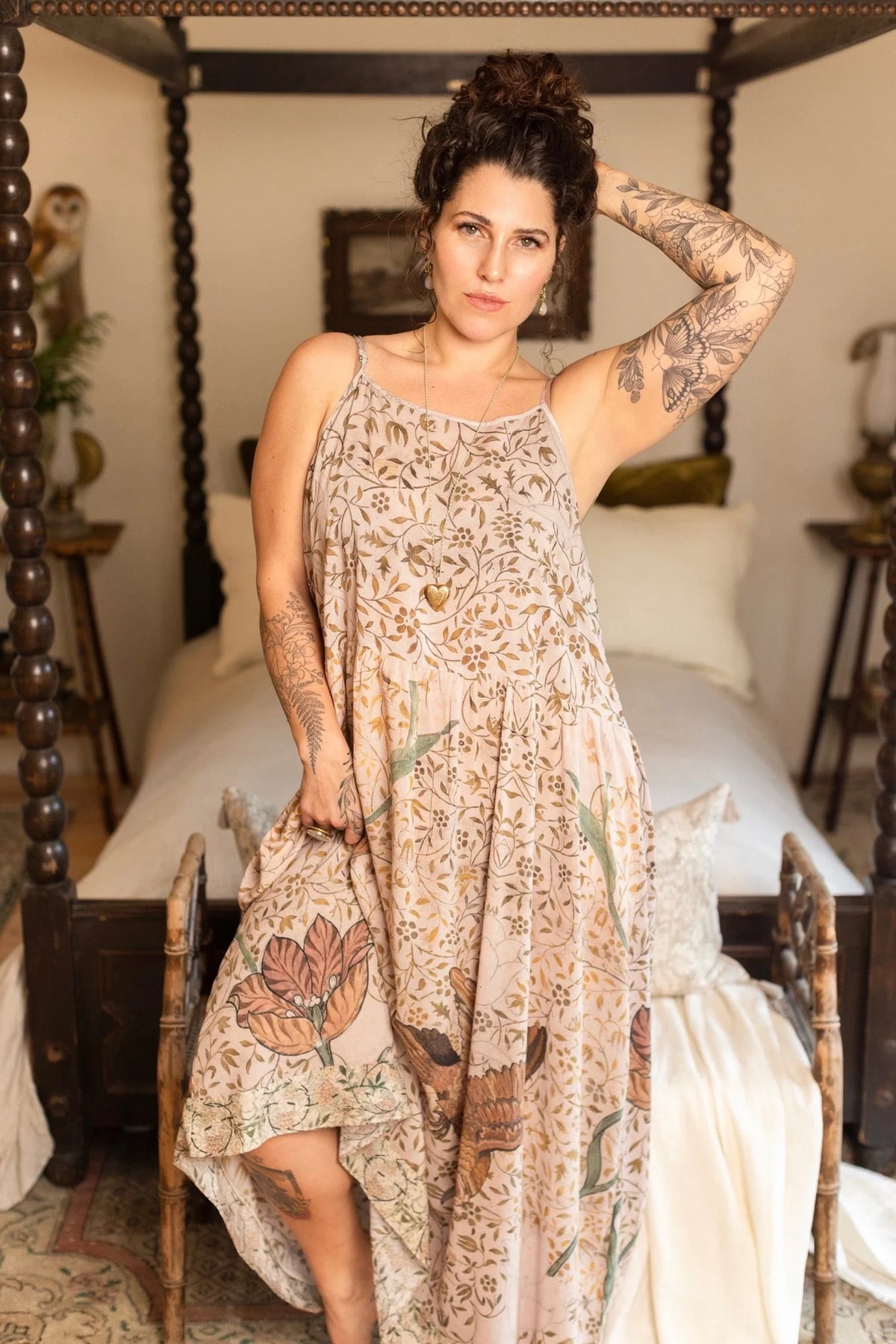 FOLKLORE BOHEME SLIP DRESS-MARKET OF STARS