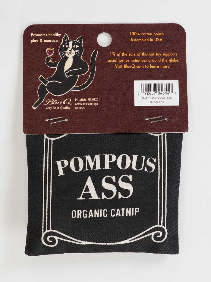 POMPOUS A#S CATNIP TOY-BLUE Q