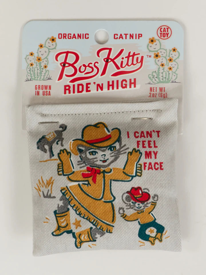 BOSS KITTY CATNIP TOY-BLUE Q