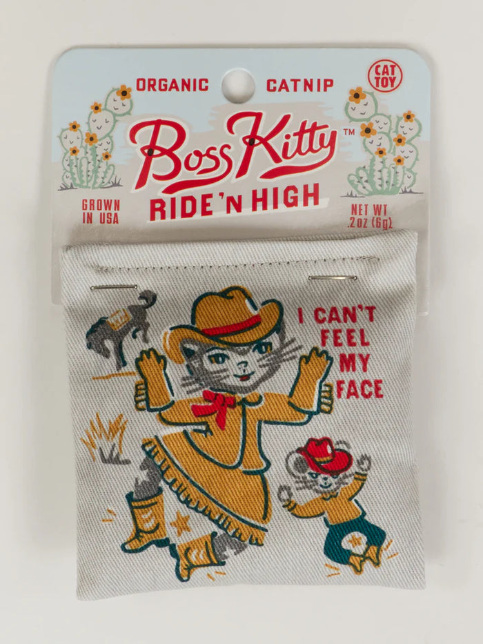 BOSS KITTY CATNIP TOY-BLUE Q