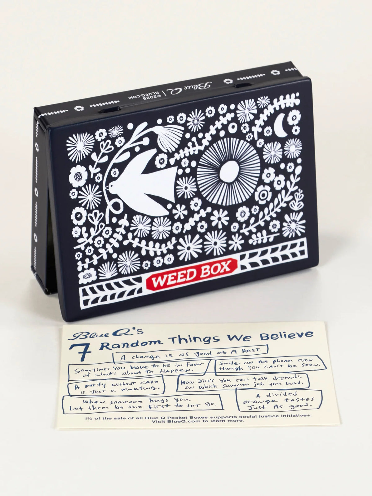 WEED BOX POCKET BOX-BLUE Q