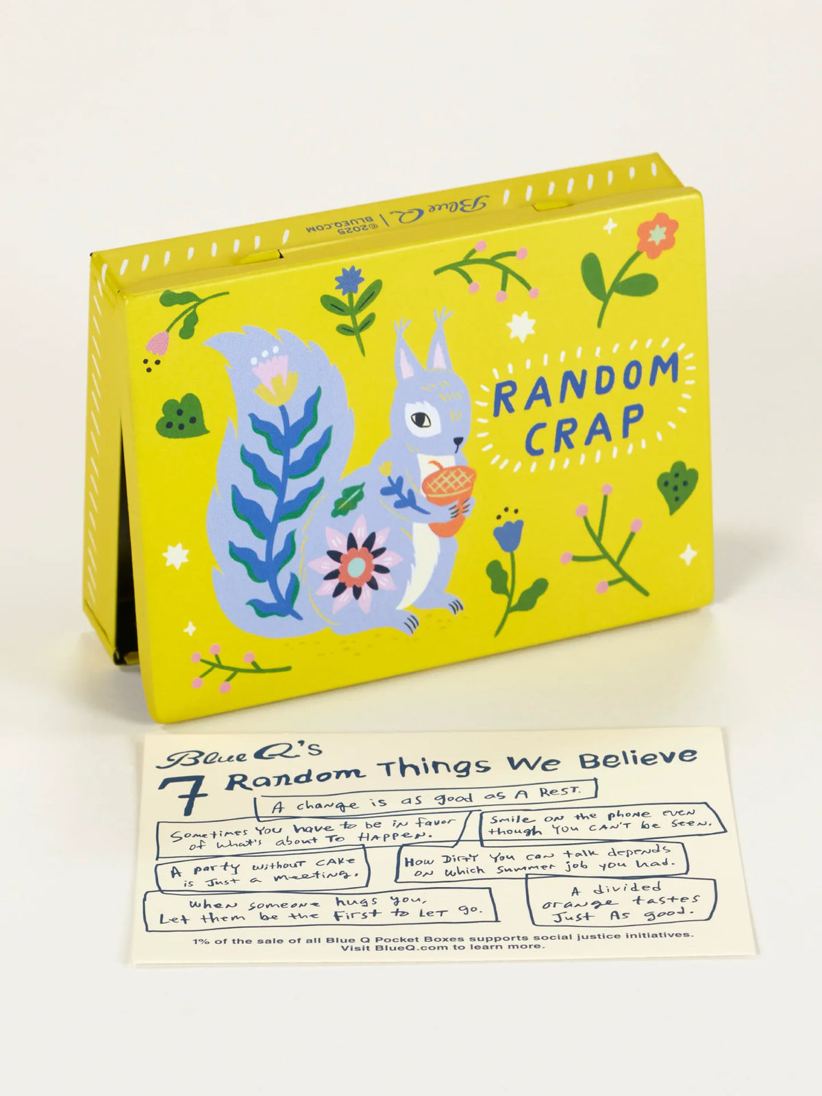 RANDOM CRAP POCKET BOX-BLUE Q