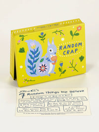 RANDOM CRAP POCKET BOX-BLUE Q