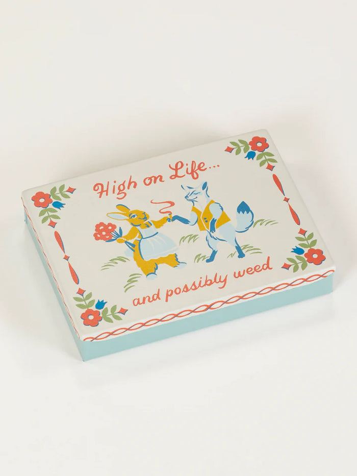 HIGH ON LIFE POCKET BOX-BLUE Q