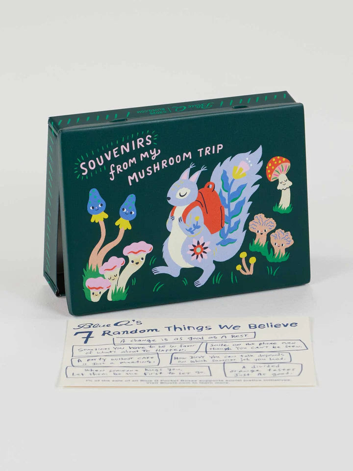 MUSHROOM TRIP POCKET BOX-BLUE Q