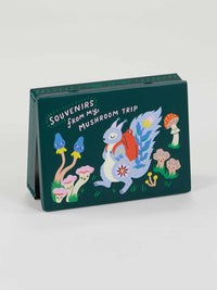 MUSHROOM TRIP POCKET BOX-BLUE Q