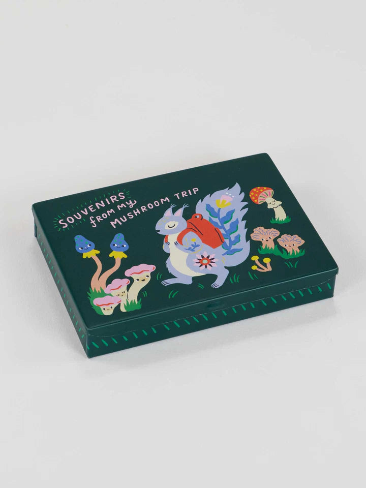 MUSHROOM TRIP POCKET BOX-BLUE Q