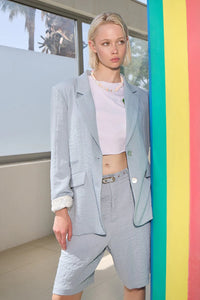 CLASSIC BLAZER-LIGHT BLUE- MOLLY BRACKEN