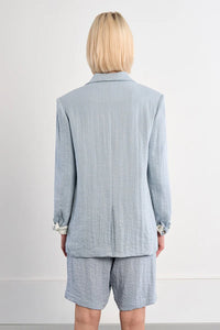 CLASSIC BLAZER-LIGHT BLUE- MOLLY BRACKEN