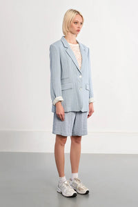 CLASSIC BLAZER-LIGHT BLUE- MOLLY BRACKEN