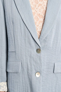 CLASSIC BLAZER-LIGHT BLUE- MOLLY BRACKEN