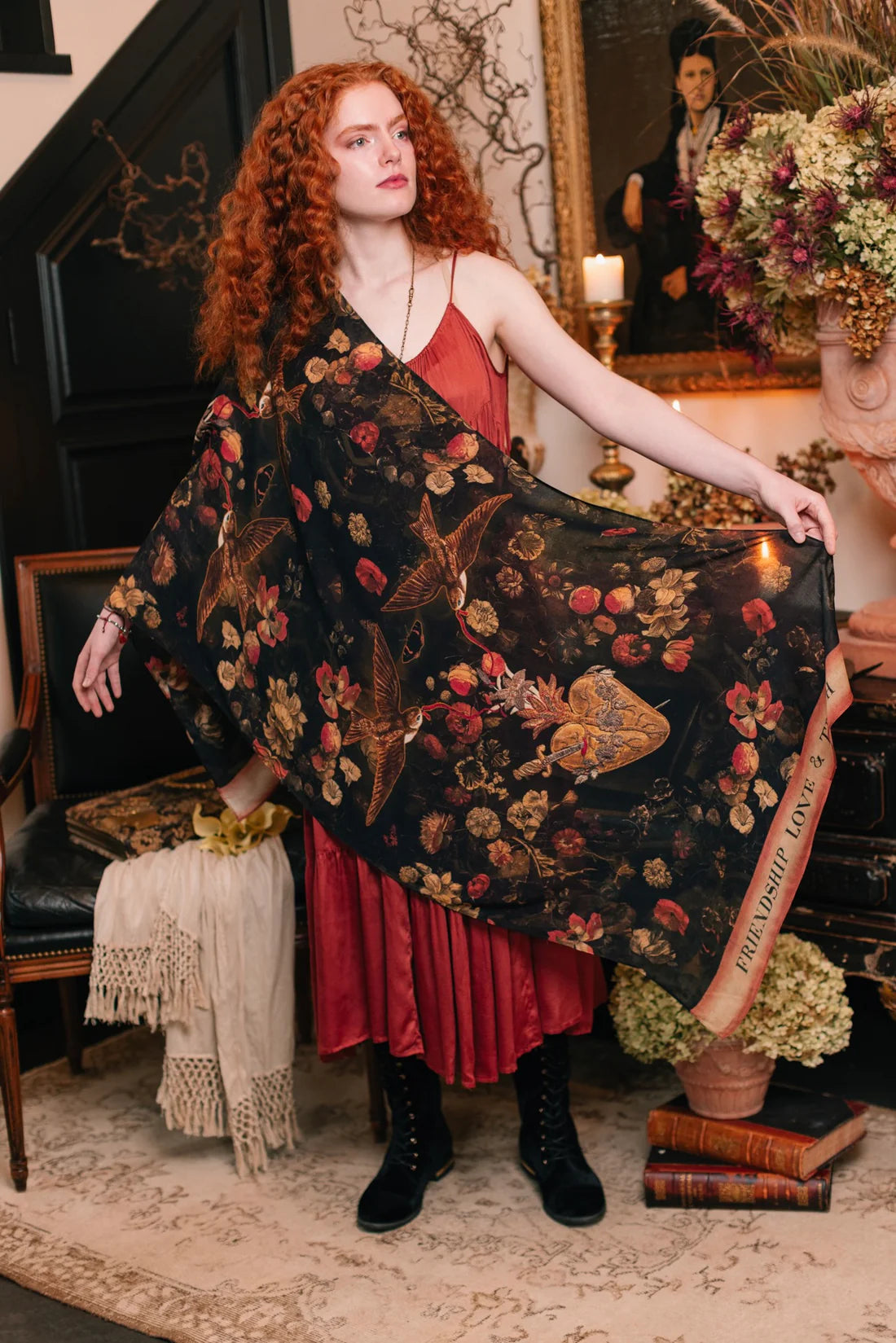 HEART OF GOLD BOHEMIAN BAMBOO SCARF-MARKET OF STARS