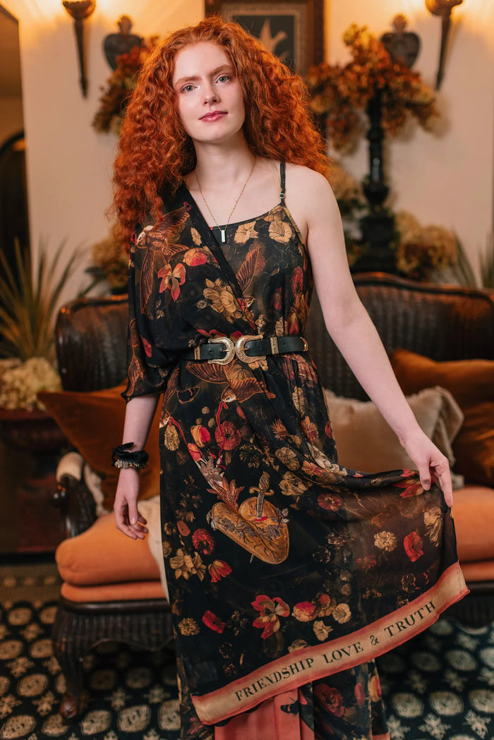 HEART OF GOLD BOHEMIAN BAMBOO SCARF-MARKET OF STARS