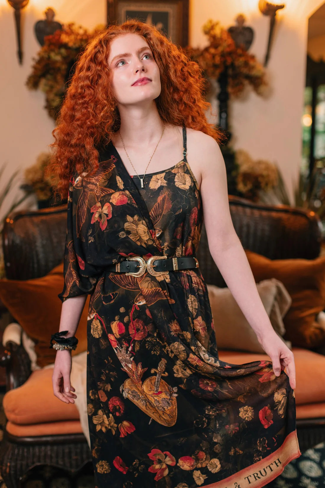 HEART OF GOLD BOHEMIAN BAMBOO SCARF-MARKET OF STARS