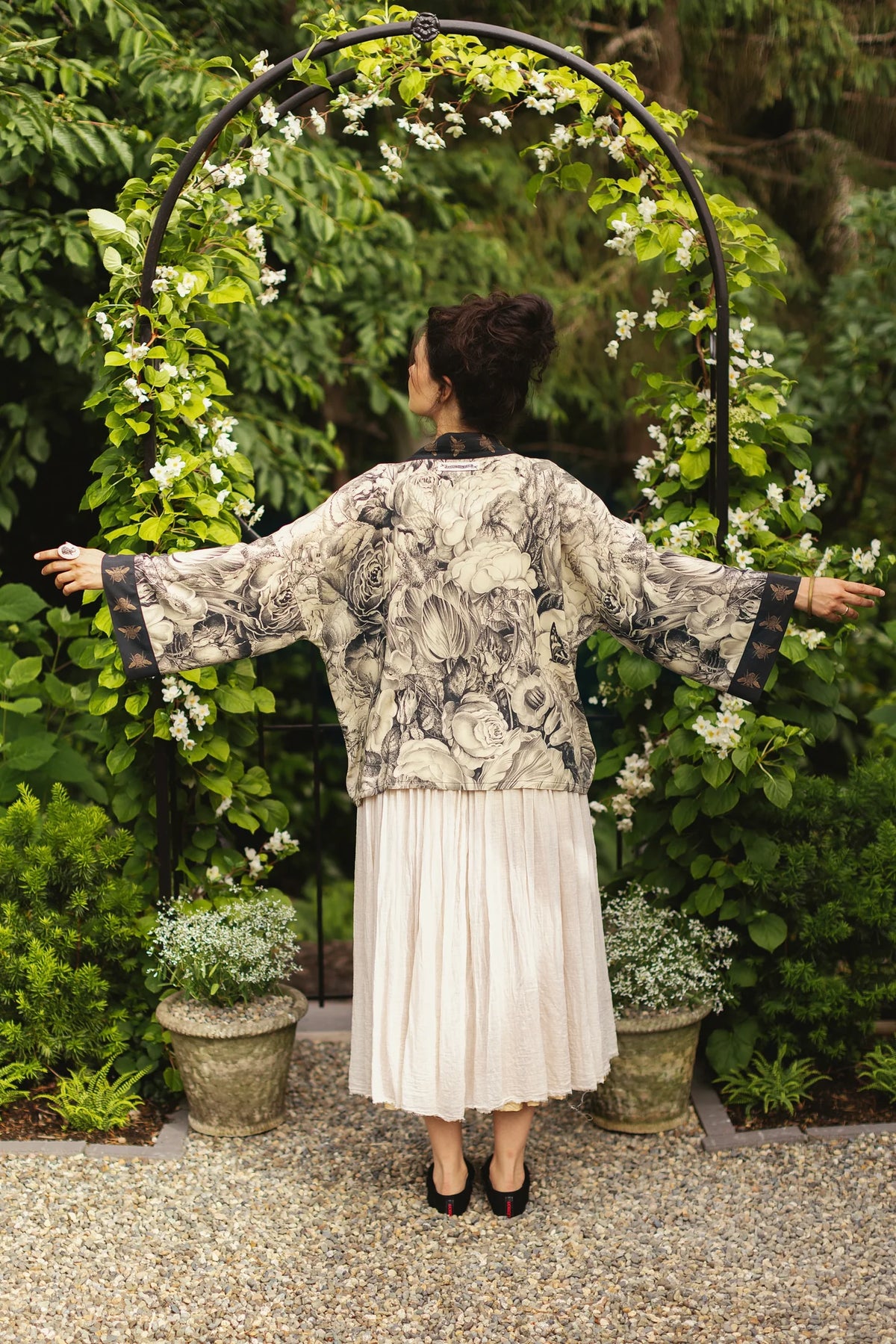 HONEY & MOON PIXIE DUSTER CROP KIMONO-MARKET OF STARS