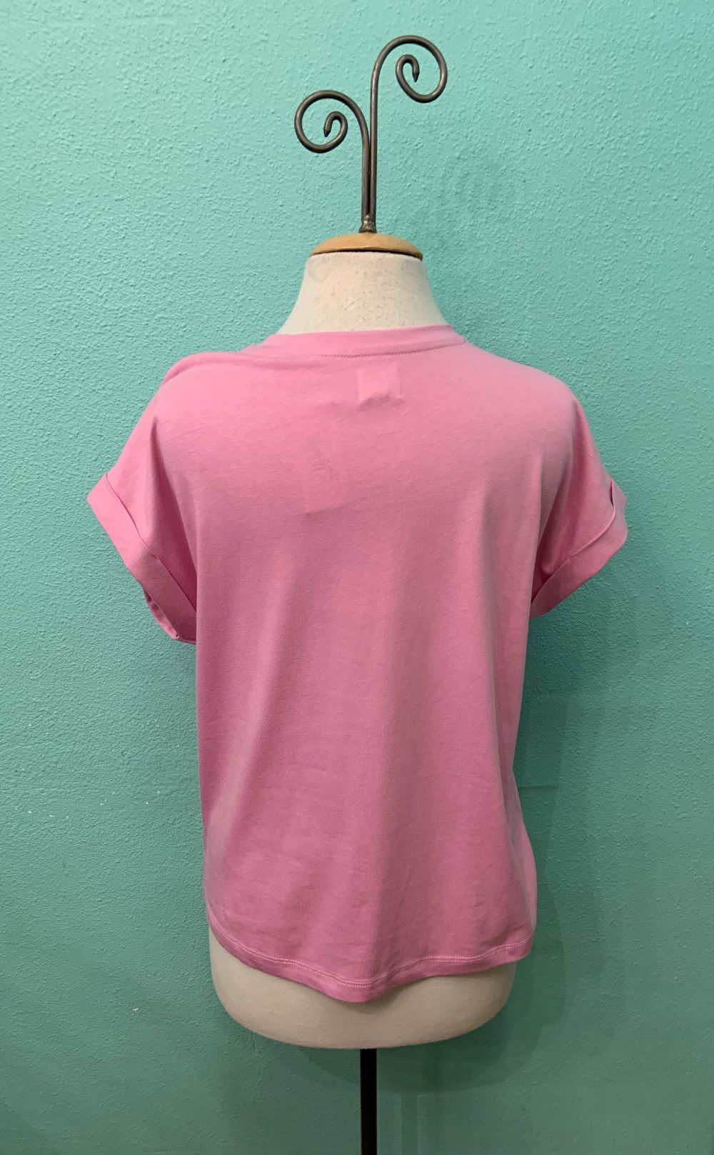 DRAPEY LUXE TEE-ORCHID PINK-JAG JEANS