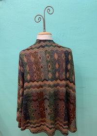 REVERSIBLE CASHMERE SHAWL W/LOOP -RAPTI FASHIONS