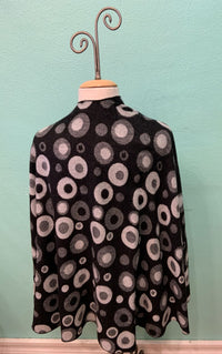 REVERSIBLE CASHMERE SHAWL W/LOOP -RAPTI FASHIONS