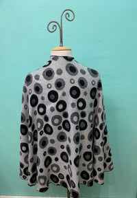 REVERSIBLE CASHMERE SHAWL W/LOOP -RAPTI FASHIONS