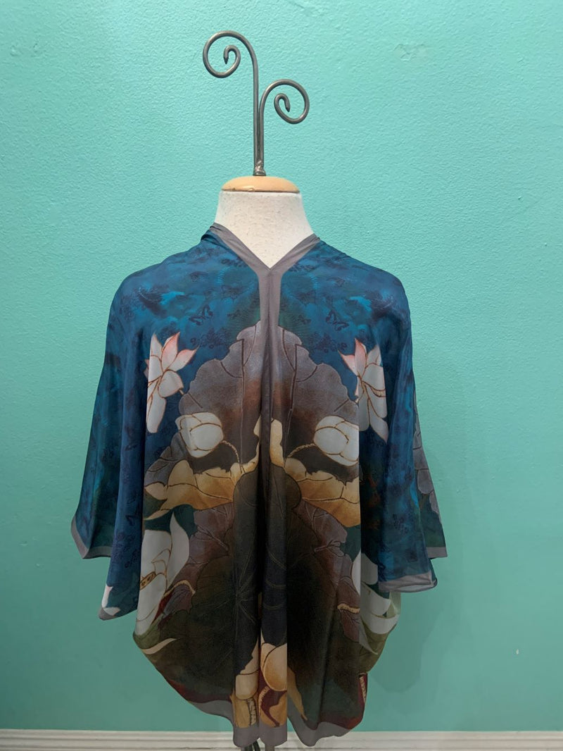 SILK KIMOMO JACKET-COCOON HOUSE