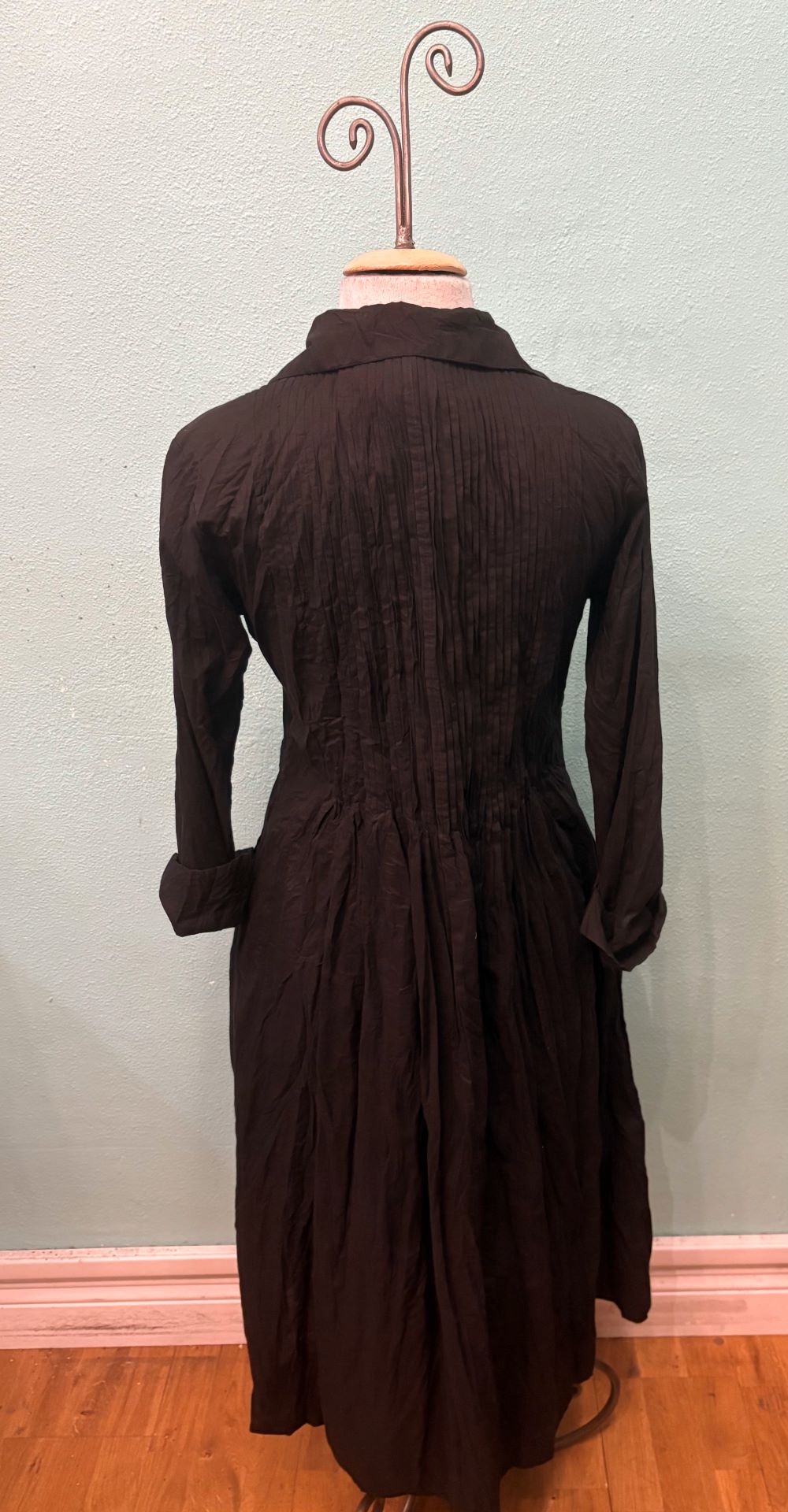 JOT DRESS NOIR SOLID-DRESS ADDICT