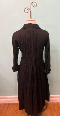 JOT DRESS NOIR SOLID-DRESS ADDICT