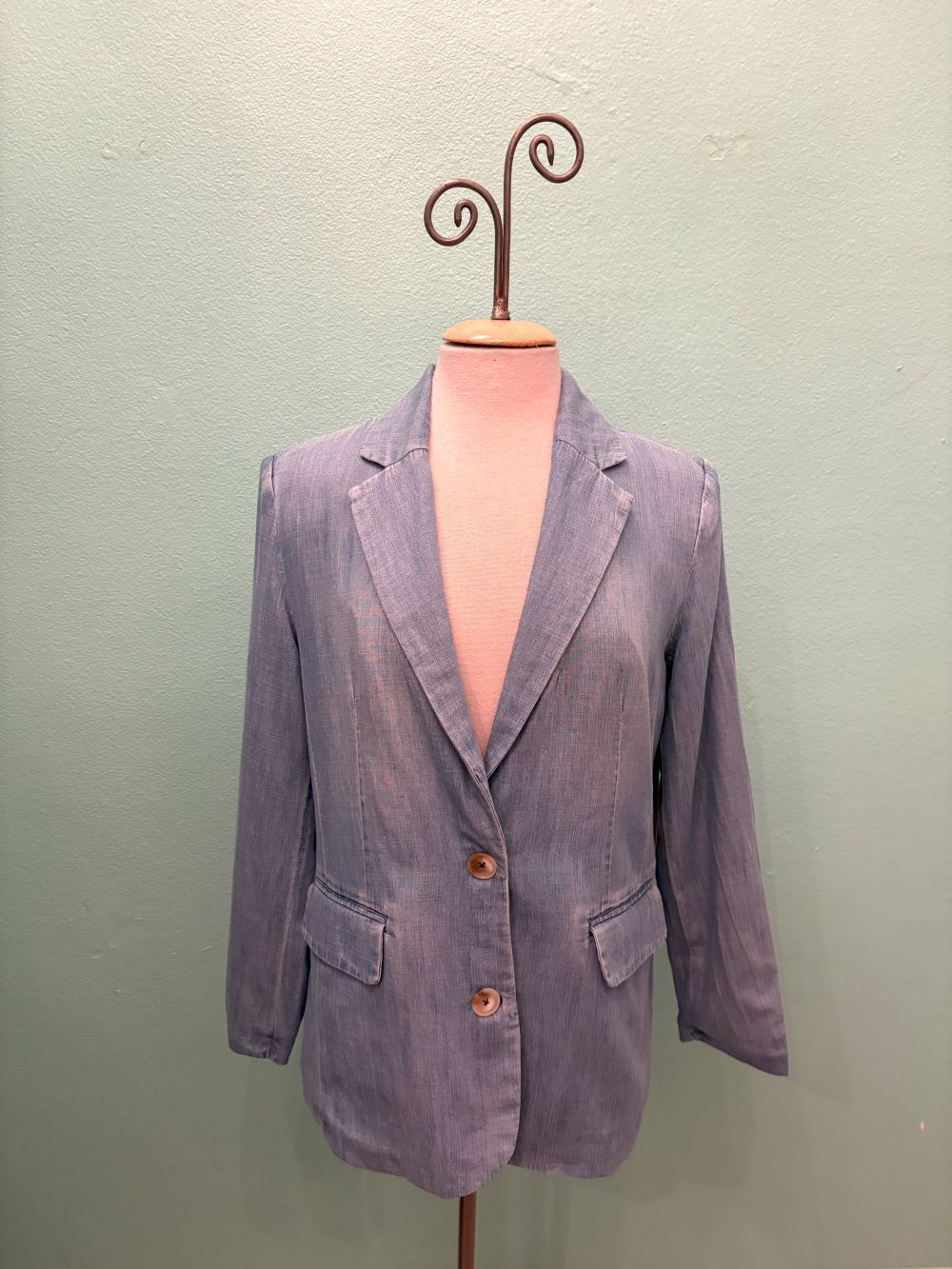 SOFT BLAZER-DENIM-BILLY T