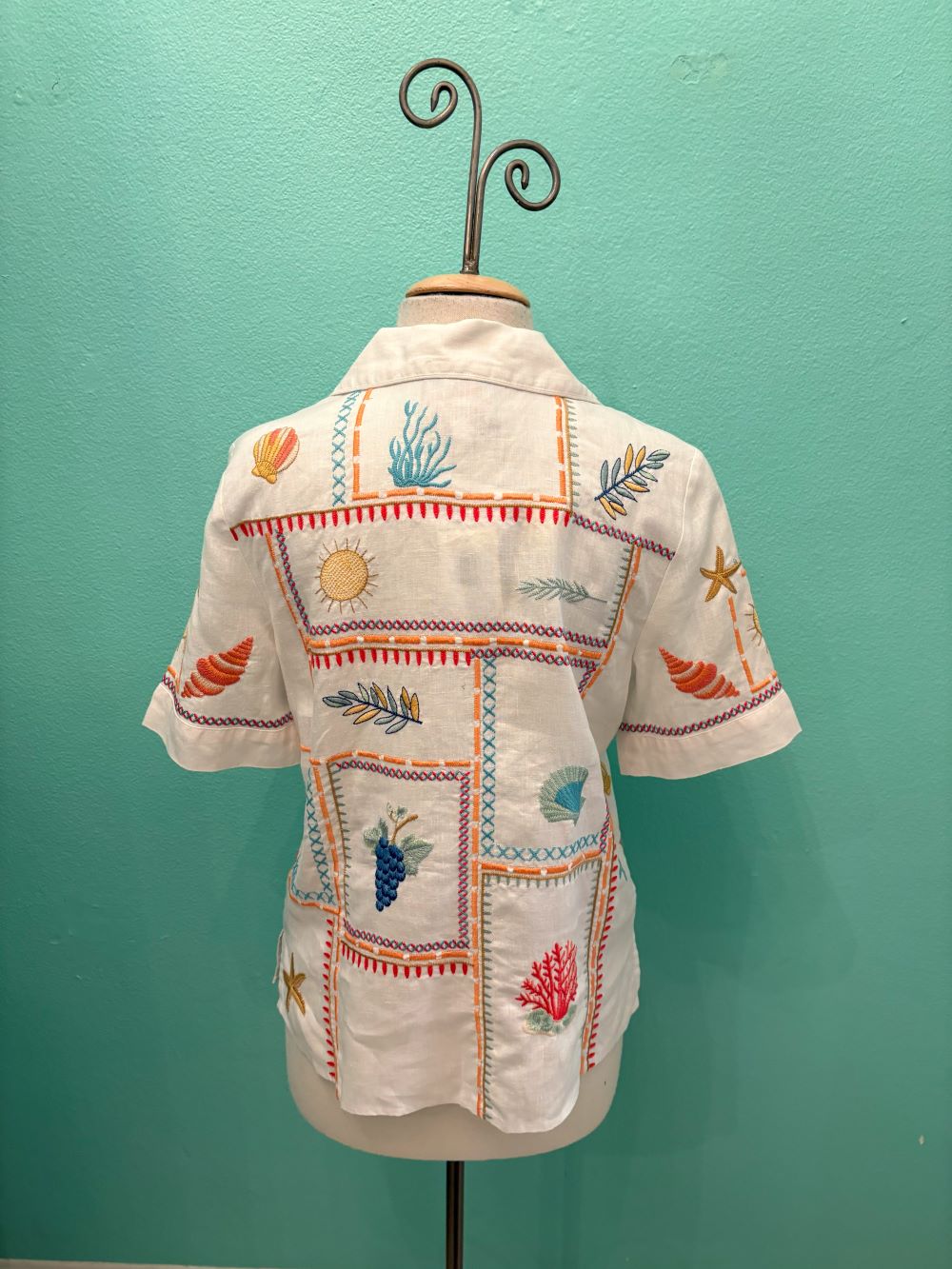 AMALFI LINEN CAMP SHIRT-JOHNNY WAS