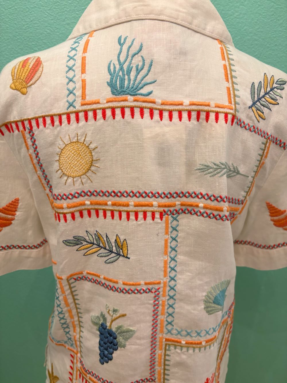 AMALFI LINEN CAMP SHIRT-JOHNNY WAS