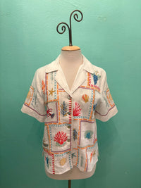 AMALFI LINEN CAMP SHIRT-JOHNNY WAS