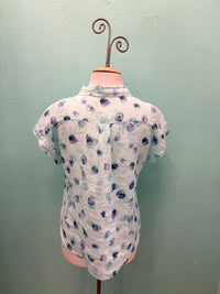 SHORT SLEEVE POCKET LINEN-FOUNTAIN-CUT LOOSE