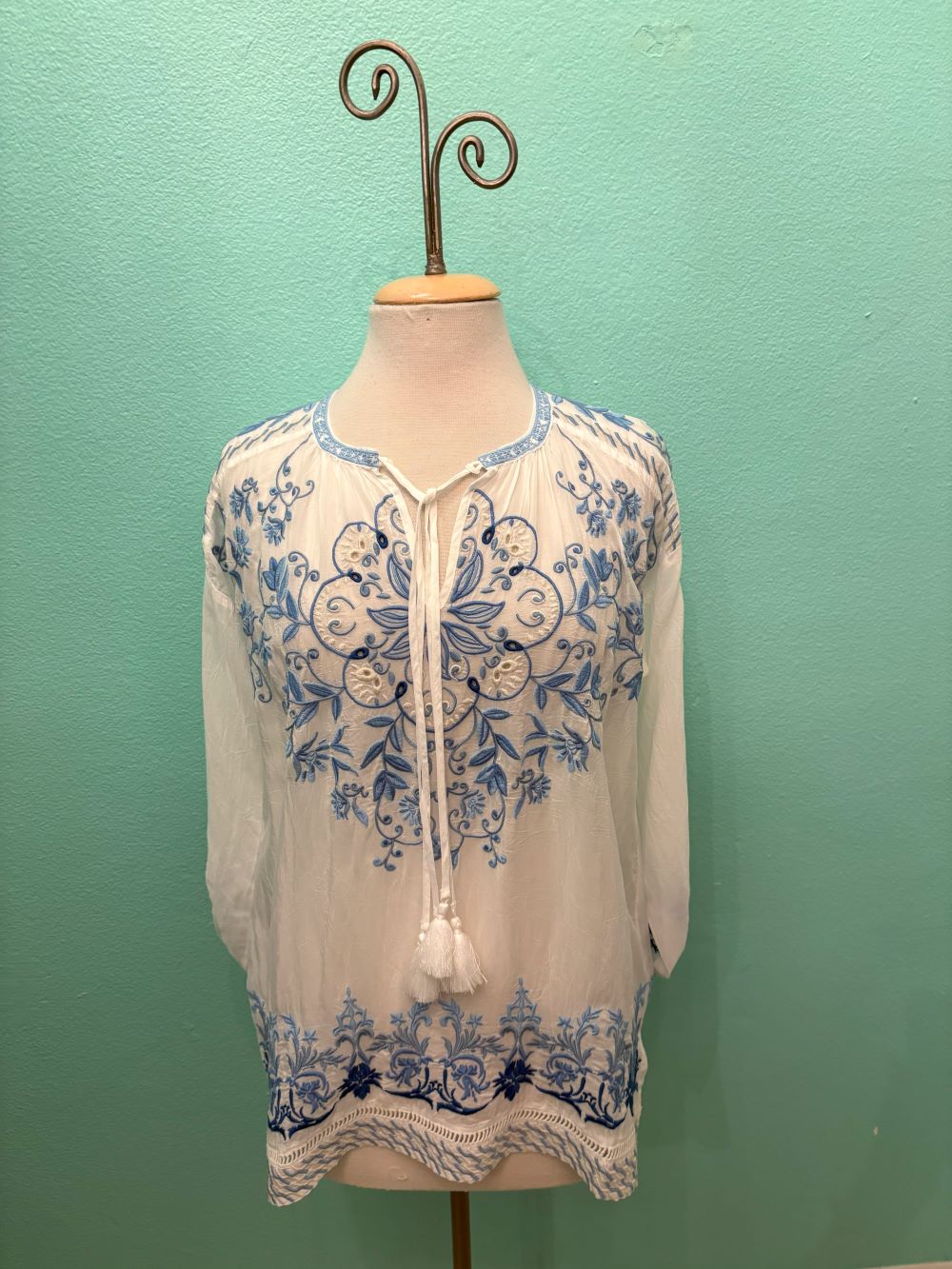 MARGOT BLOUSE-MELANIE-JOHNNY WAS