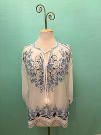 MARGOT BLOUSE-MELANIE-JOHNNY WAS