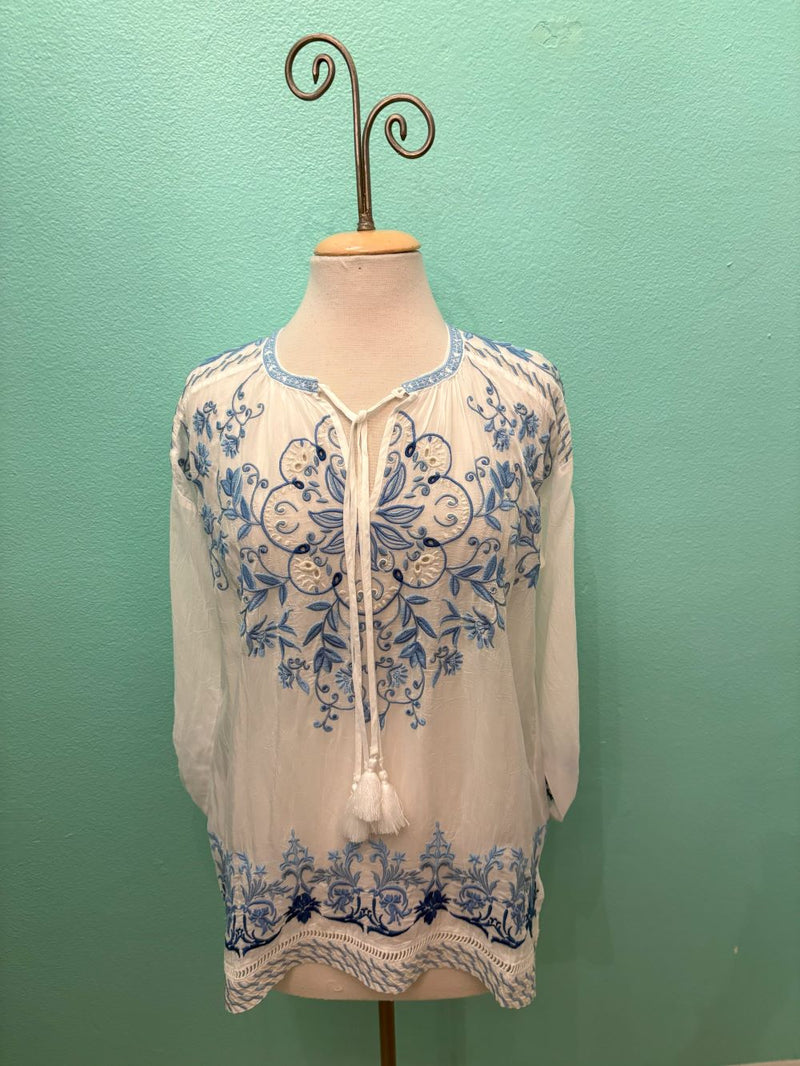 MARGOT BLOUSE-MELANIE-JOHNNY WAS