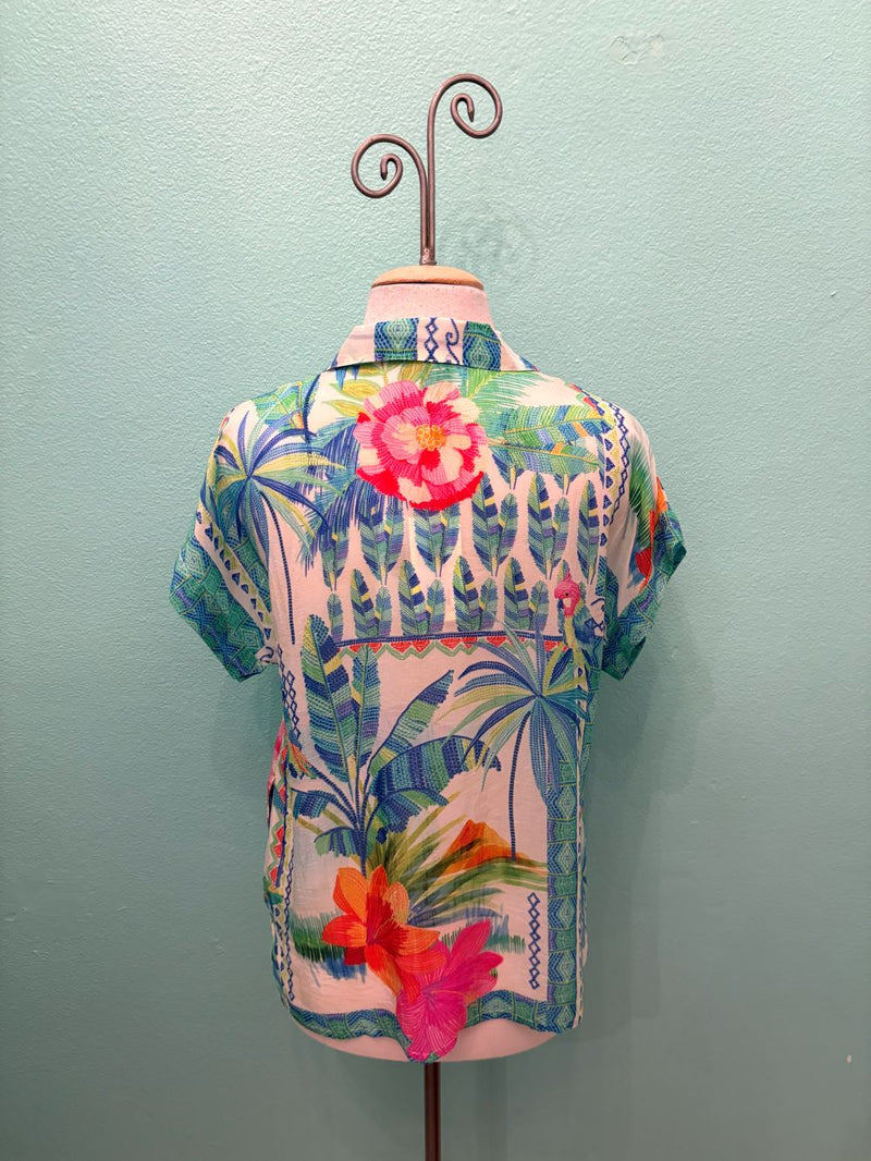 LAIYA BUTTON UP-MELISSA-JOHNNY WAS