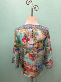 LEPIN FLOWY BLOUSE-CHRISTY-JOHNNY WAS