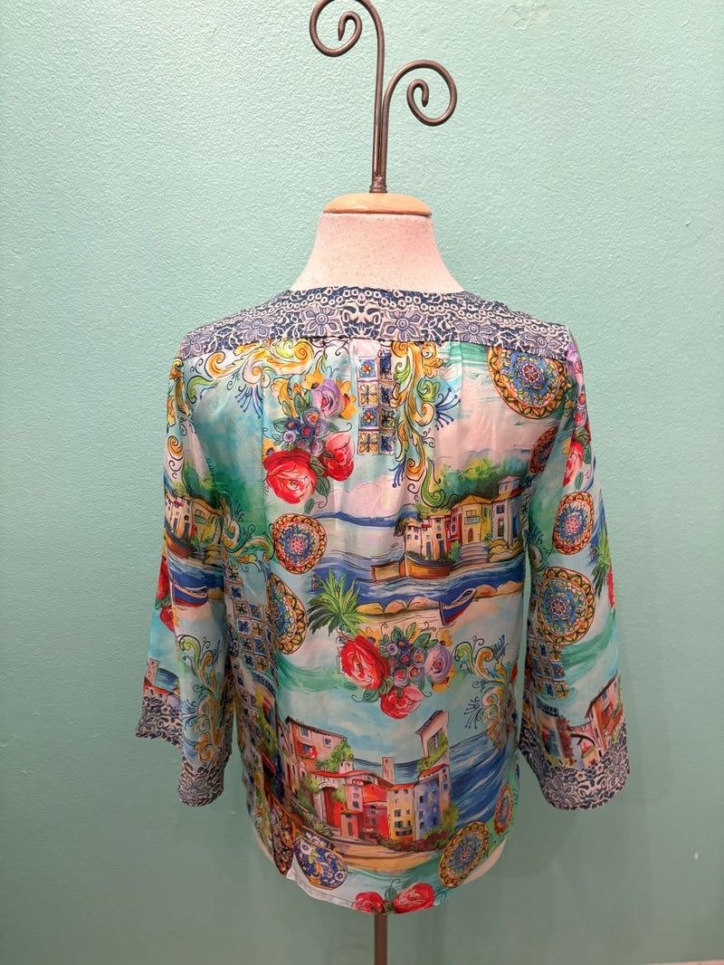 LEPIN FLOWY BLOUSE-CHRISTY-JOHNNY WAS