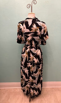 MAXI DRESS W/POCKETS-PERU-PINEAPPLES BY BALI BATIK